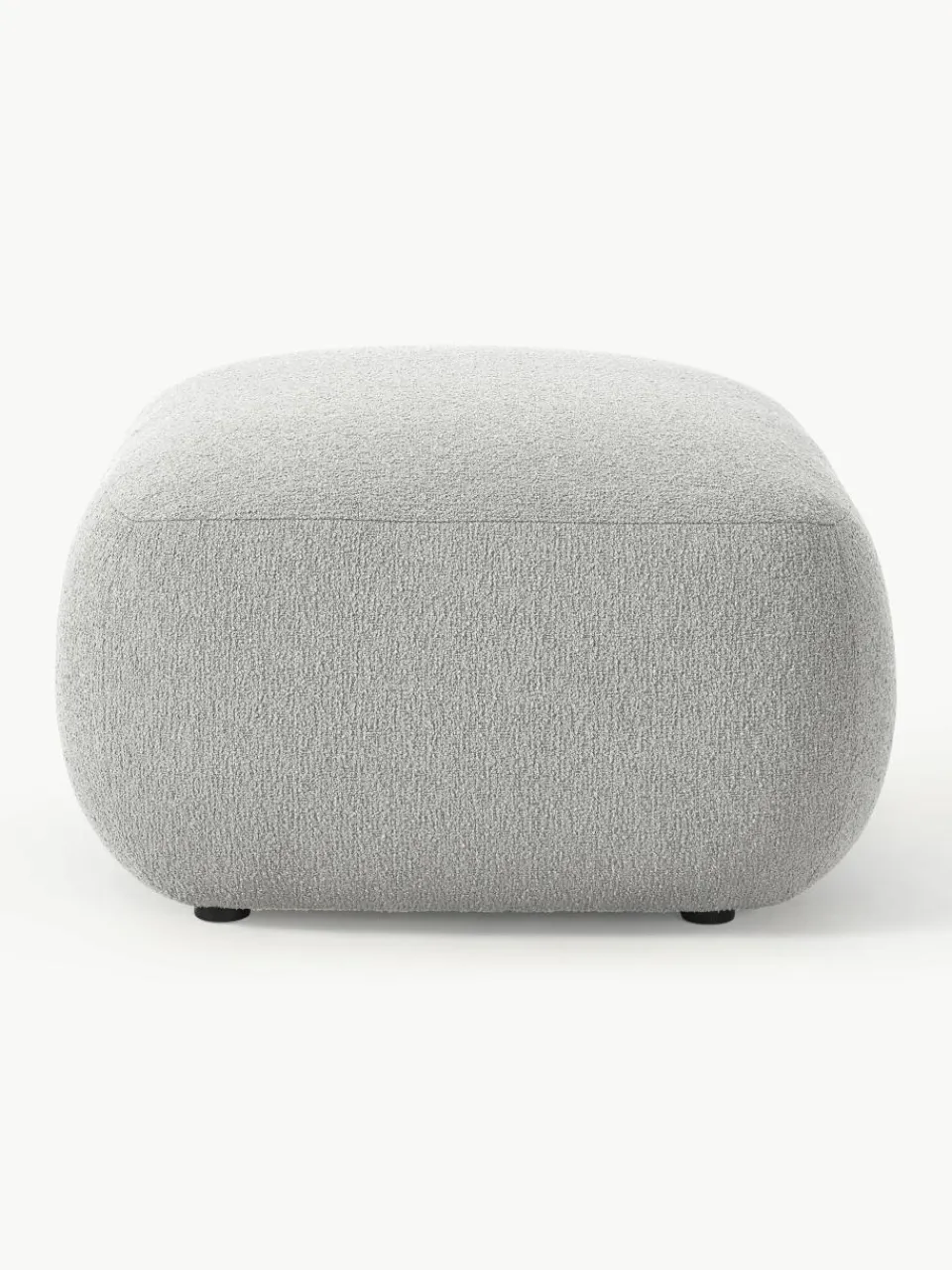Bouclé poef Sofia^Westwing Collection Online