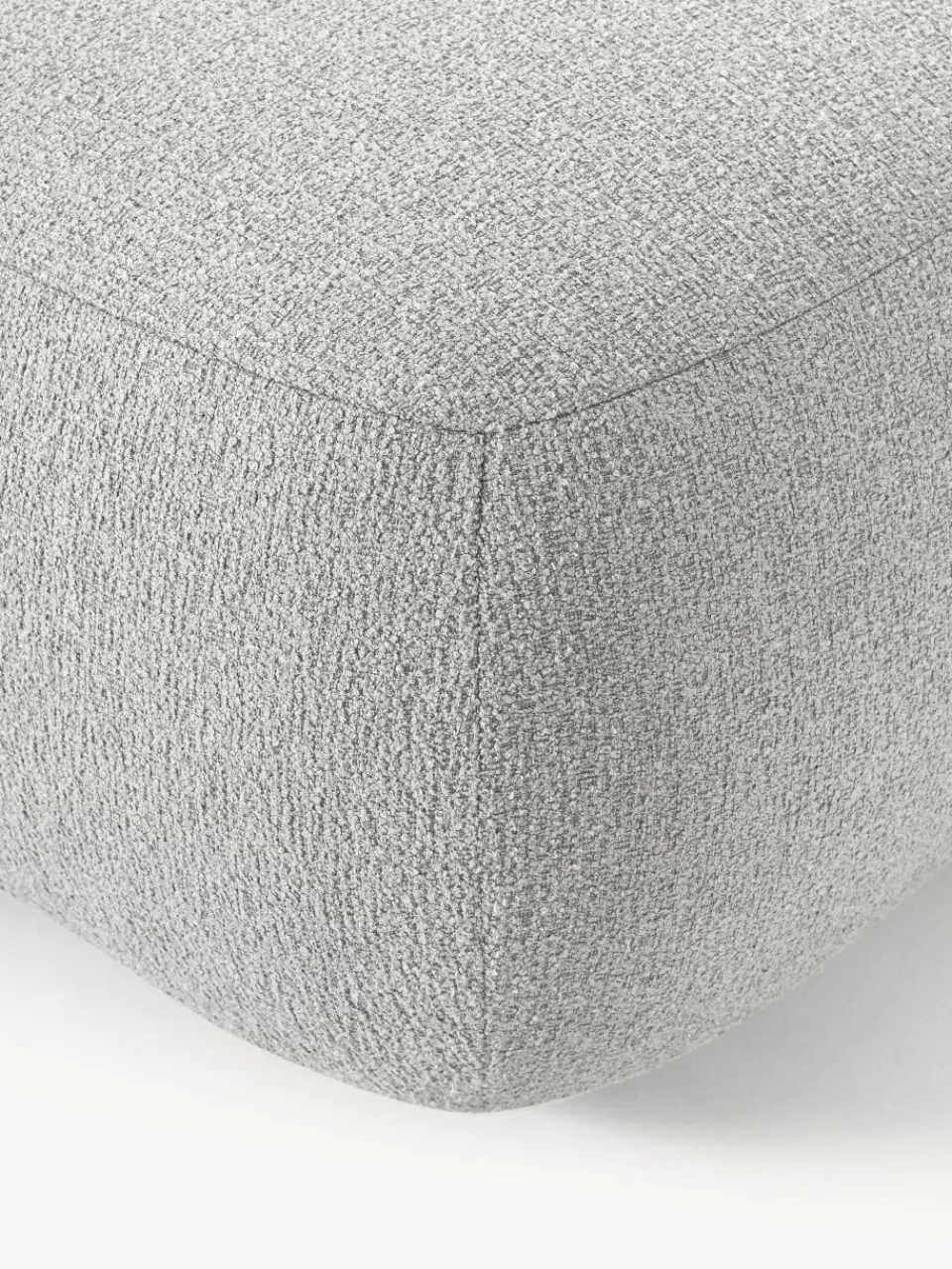 Bouclé poef Sofia^Westwing Collection Online
