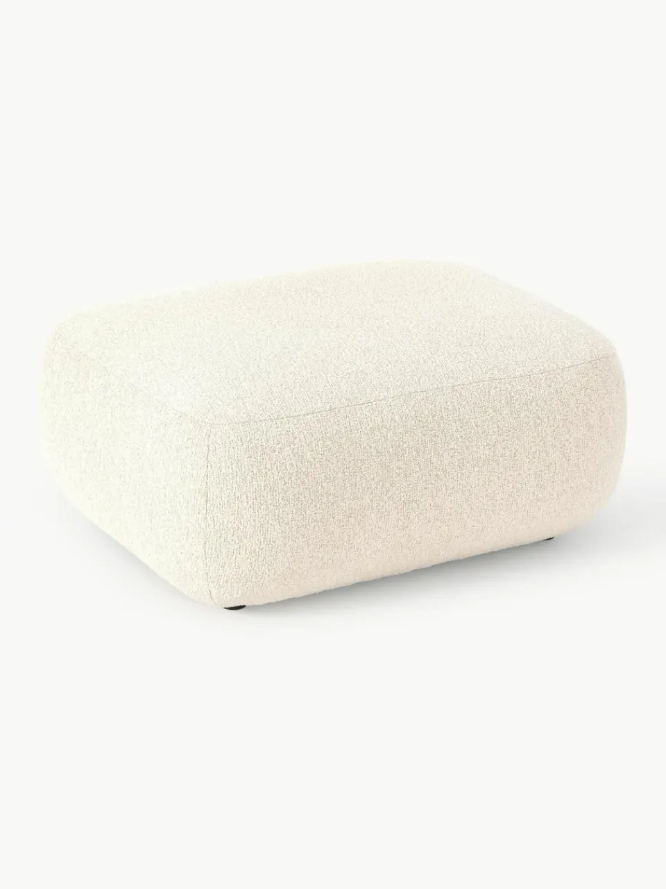 Bouclé poef Sofia^Westwing Collection New