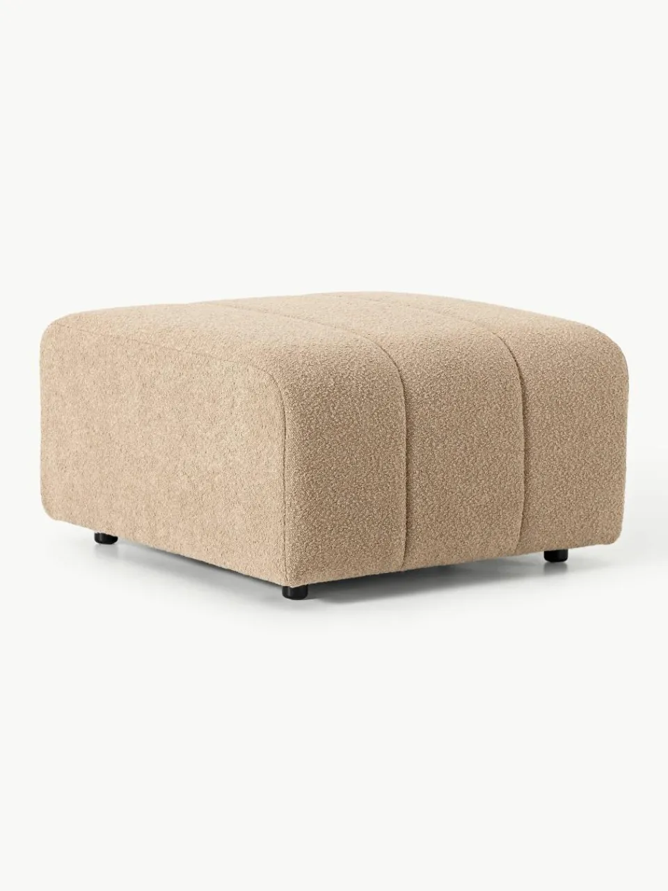 Bouclé voetenbank Lena^Westwing Collection Clearance
