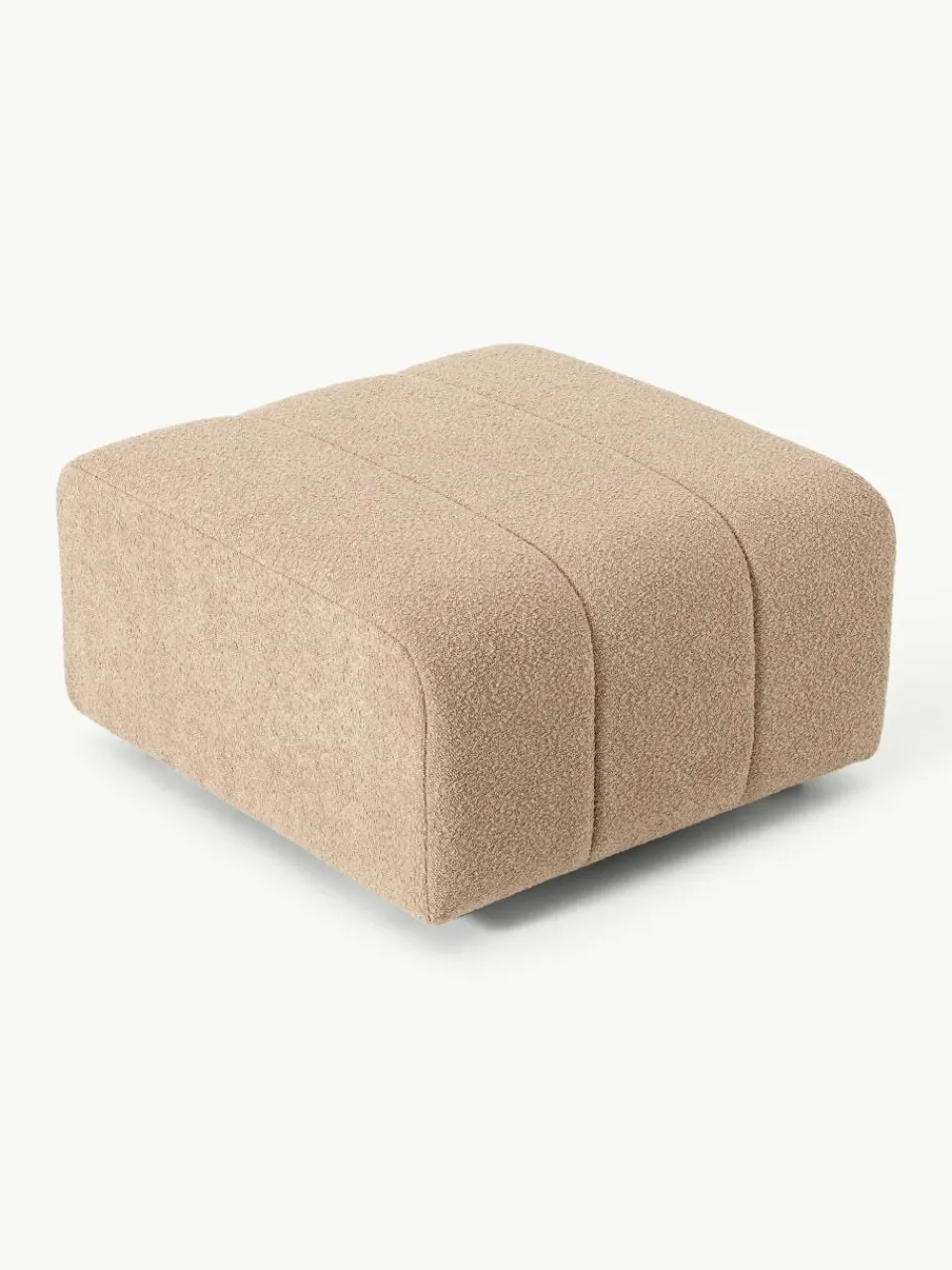 Bouclé voetenbank Lena^Westwing Collection Clearance