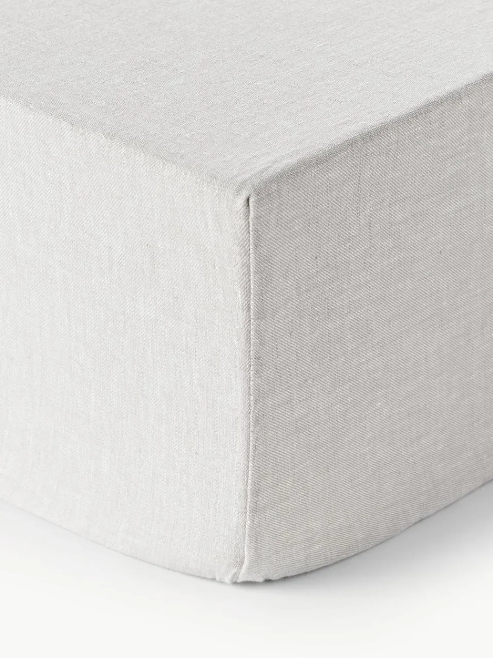 Boxspring hoeslaken Linna, linnen^Westwing Collection Discount