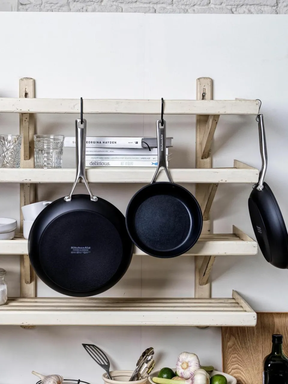 Braadpannen met antiaanbaklaag, set van 3^KitchenAid Discount