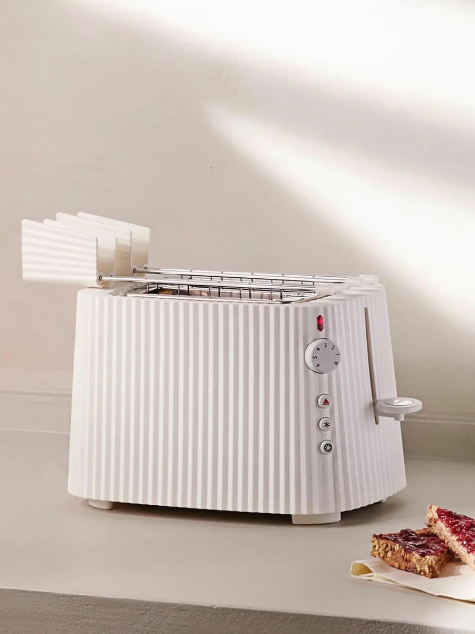 Broodroostertangen Plissé, 2 stuks^ALESSI Outlet