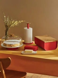 Broodtrommel Mattina met bamboehouten deksel^ALESSI Fashion