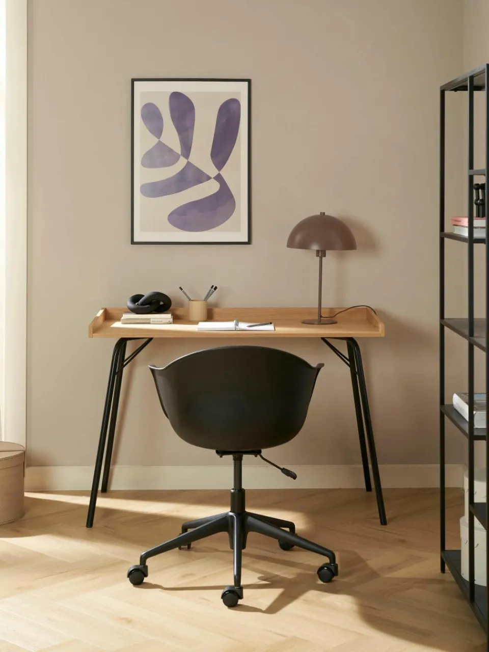 Bureau Rayburn met eikenhoutfineer^Woodman Fashion