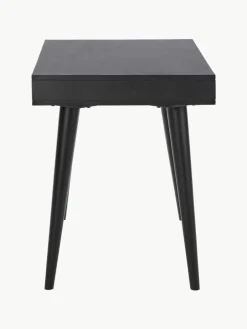 Bureau Tova van massief hout met lades^Westwing Collection Best
