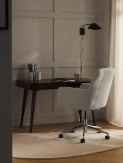 Bureaustoel Benson met armleuning, in hoogte verstelbaar^Westwing Collection Hot