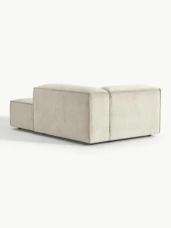 Chaise longue hoekmodule Lennon van corduroy^Westwing Collection Clearance