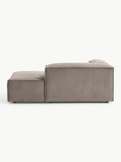 Chaise longue hoekmodule Lennon van corduroy^Westwing Collection Hot