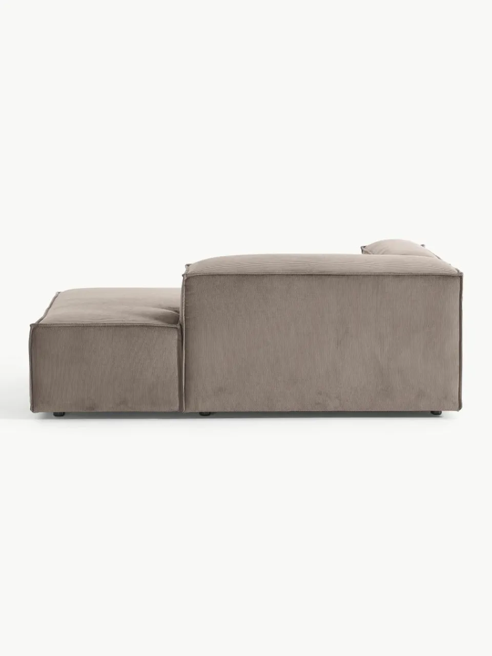 Chaise longue hoekmodule Lennon van corduroy^Westwing Collection Hot