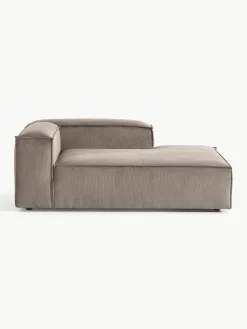 Chaise longue hoekmodule Lennon van corduroy^Westwing Collection Hot