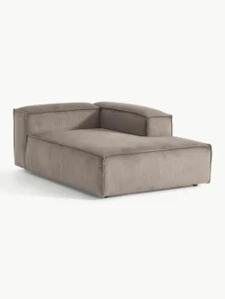 Chaise longue hoekmodule Lennon van corduroy^Westwing Collection Hot