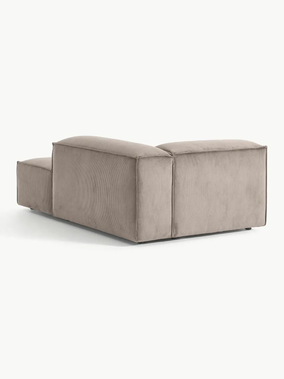Chaise longue hoekmodule Lennon van corduroy^Westwing Collection Hot