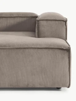 Chaise longue hoekmodule Lennon van corduroy^Westwing Collection Hot