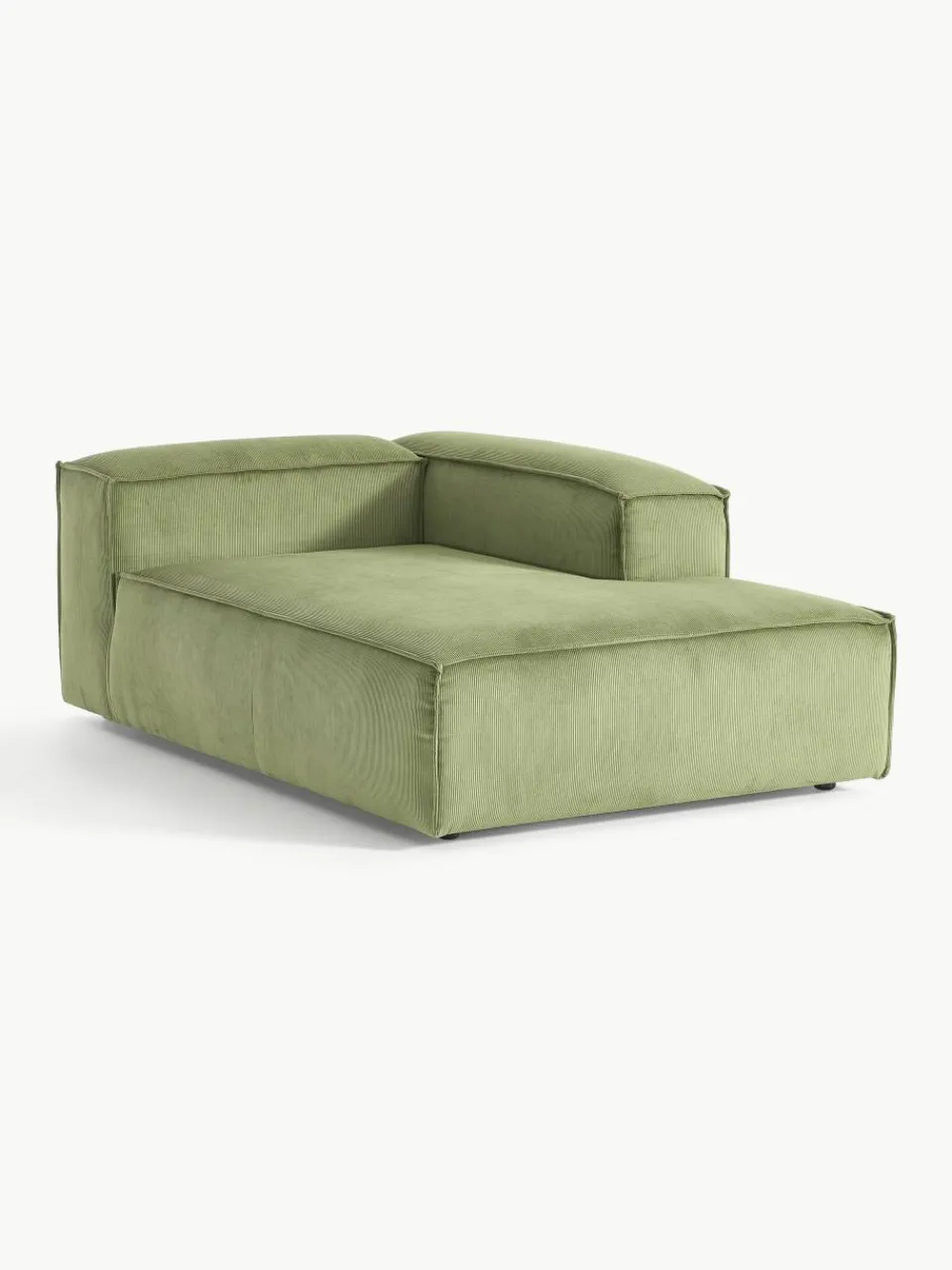 Chaise longue hoekmodule Lennon van corduroy^Westwing Collection Fashion