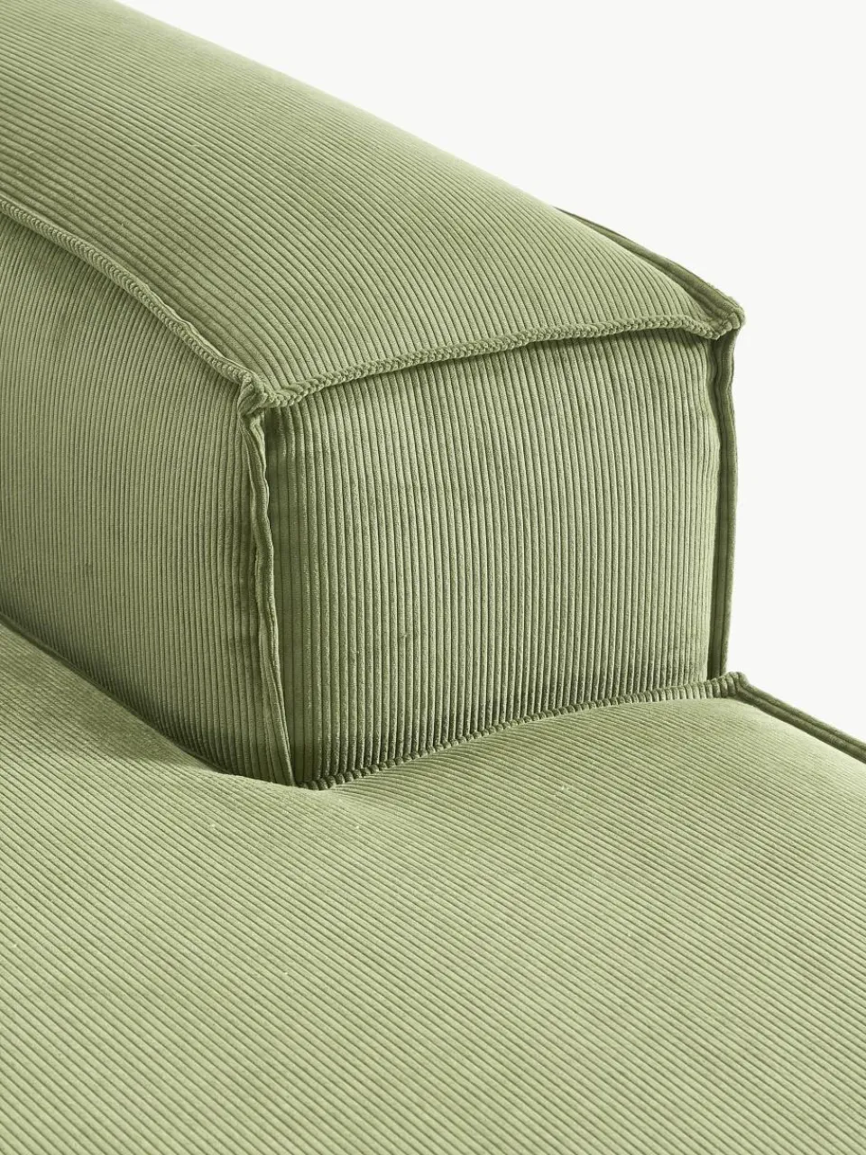 Chaise longue hoekmodule Lennon van corduroy^Westwing Collection Fashion