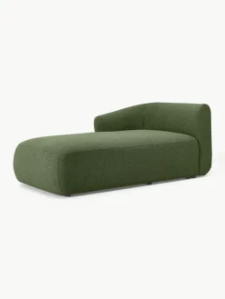 Chaise longue hoekmodule Sofia uit bouclé^Westwing Collection New