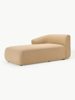 Chaise longue hoekmodule Sofia uit bouclé^Westwing Collection Discount