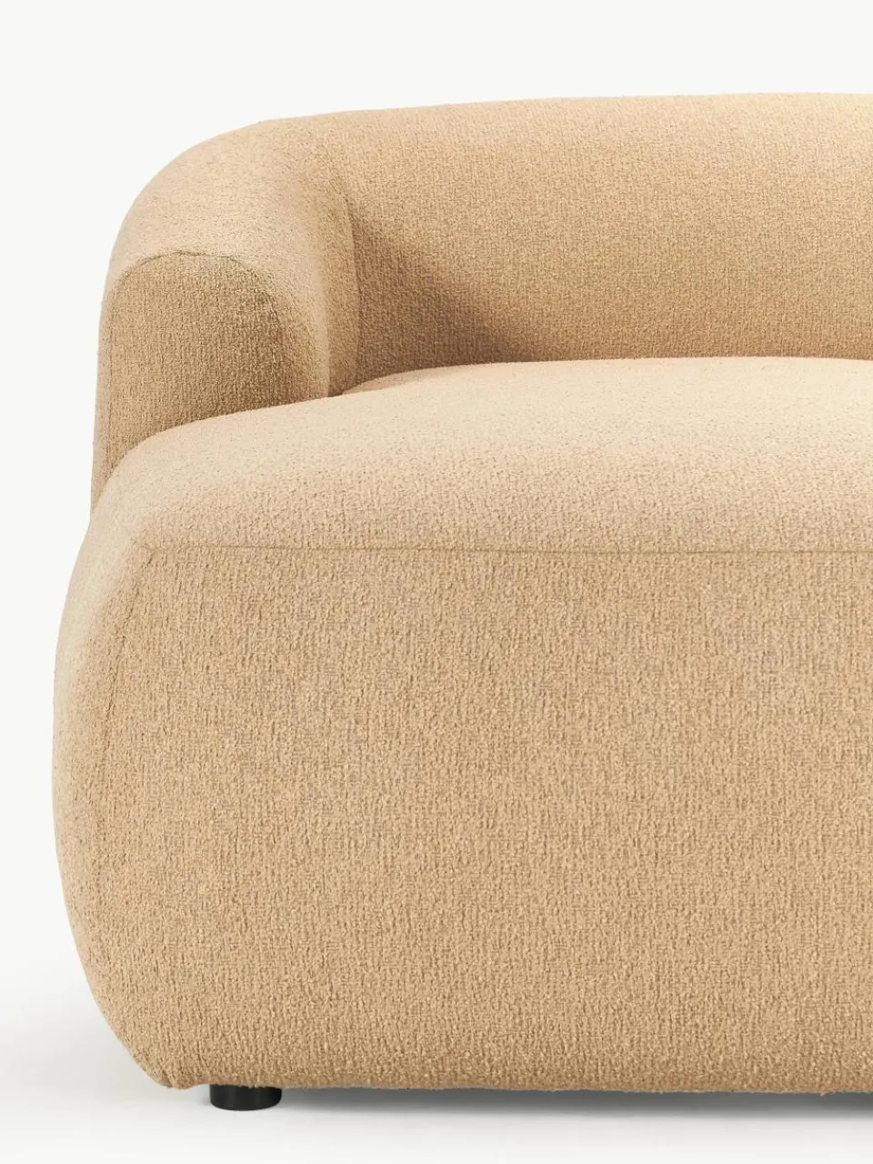 Chaise longue hoekmodule Sofia uit bouclé^Westwing Collection Discount