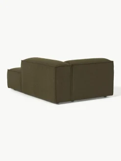 Chaise longue hoekmodule Lennon uit bouclé^Westwing Collection Best