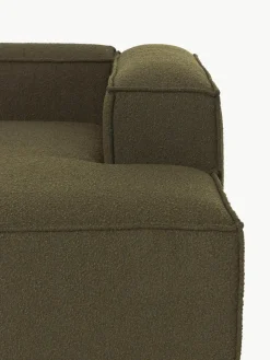 Chaise longue hoekmodule Lennon uit bouclé^Westwing Collection Best
