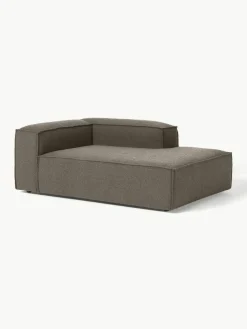 Chaise longue hoekmodule Lennon uit bouclé^Westwing Collection Outlet