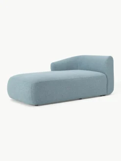 Chaise longue hoekmodule Sofia uit bouclé^Westwing Collection Discount