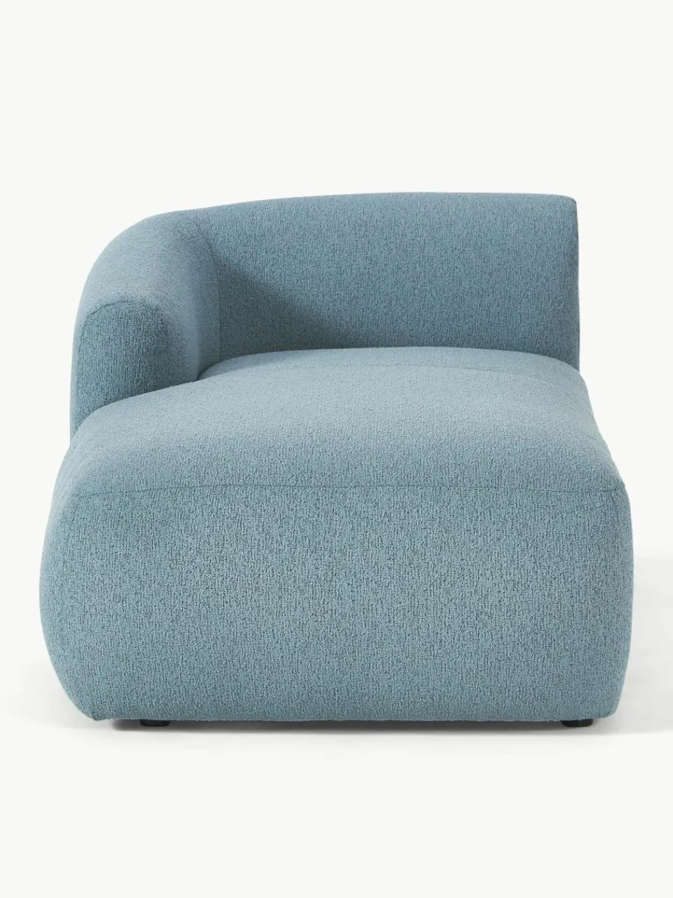 Chaise longue hoekmodule Sofia uit bouclé^Westwing Collection Discount