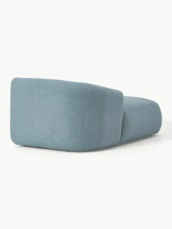 Chaise longue hoekmodule Sofia uit bouclé^Westwing Collection Discount