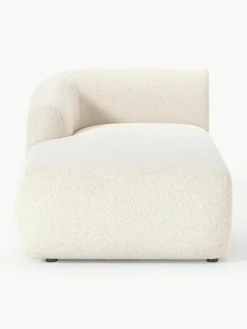 Chaise longue hoekmodule Sofia uit bouclé^Westwing Collection Clearance