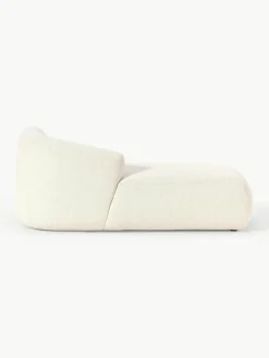 Chaise longue hoekmodule Sofia uit bouclé^Westwing Collection Clearance
