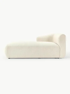 Chaise longue hoekmodule Sofia uit bouclé^Westwing Collection Clearance