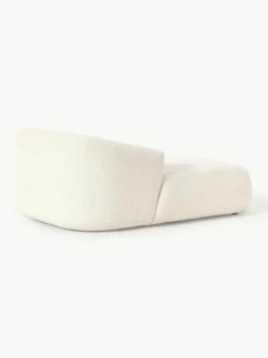 Chaise longue hoekmodule Sofia uit bouclé^Westwing Collection Clearance