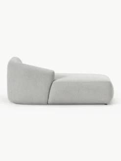 Chaise longue hoekmodule Sofia uit bouclé^Westwing Collection Outlet