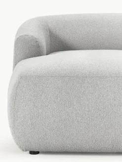 Chaise longue hoekmodule Sofia uit bouclé^Westwing Collection Outlet