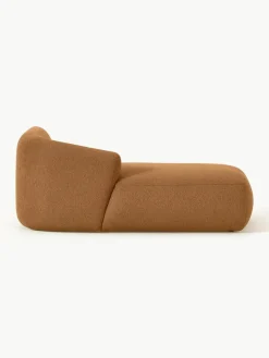 Chaise longue hoekmodule Sofia uit bouclé^Westwing Collection Clearance