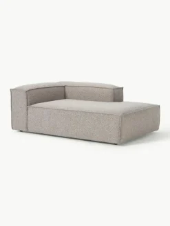 Chaise longue hoekmodule Lennon van bouclé^Westwing Collection New