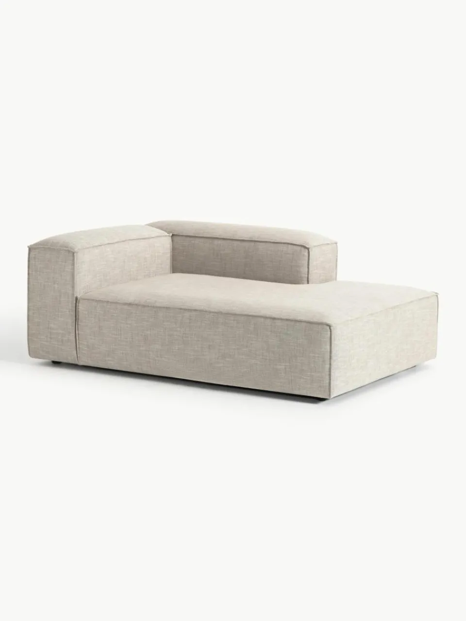 Chaise longue hoekmodule Lennon van linnenmix^Westwing Collection Online