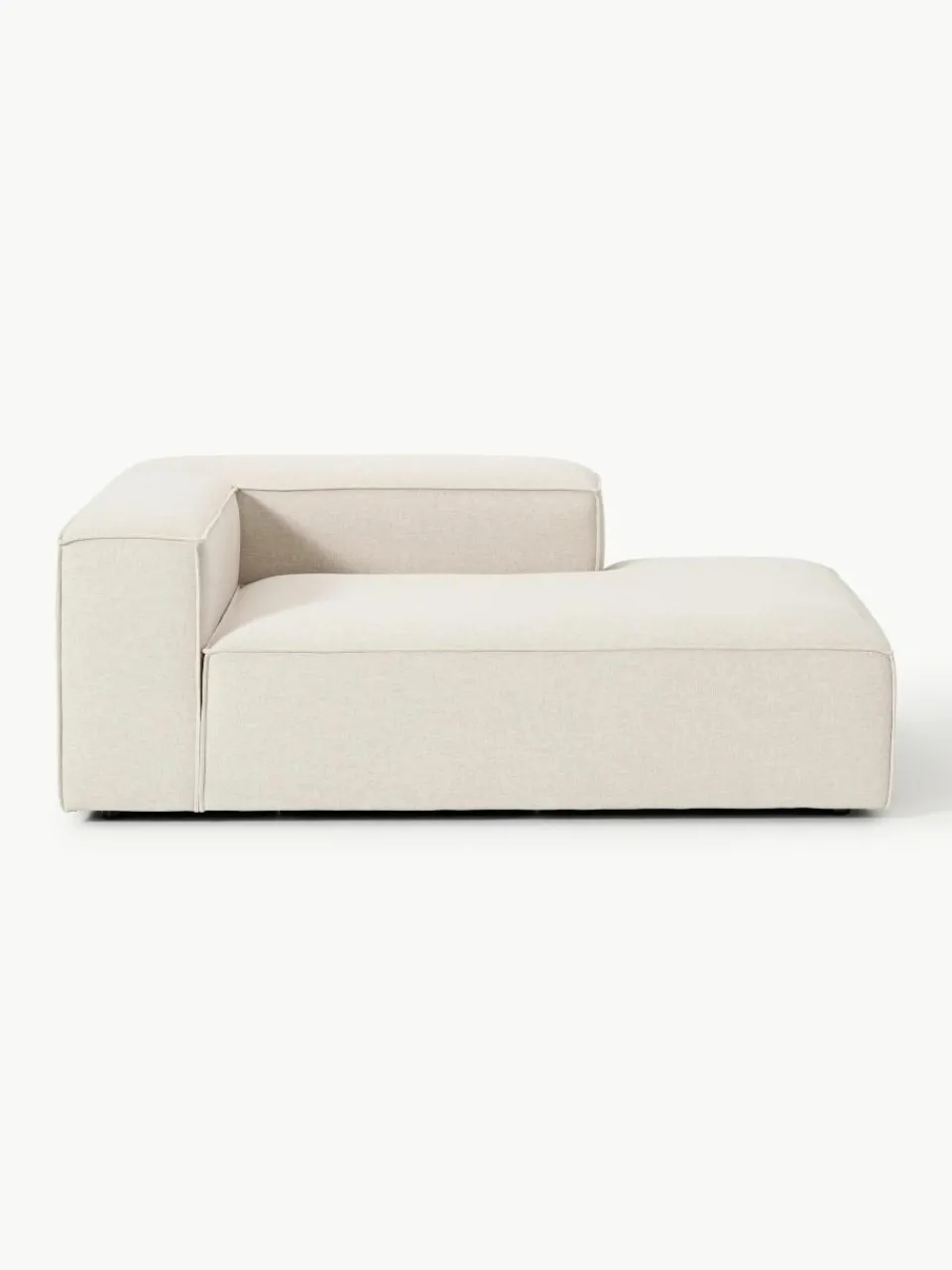 Chaise longue hoekmodule Lennon van linnenmix^Westwing Collection Discount