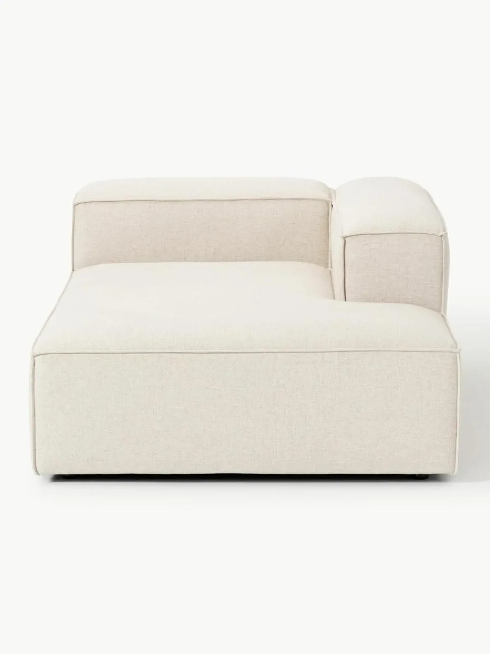 Chaise longue hoekmodule Lennon van linnenmix^Westwing Collection Discount