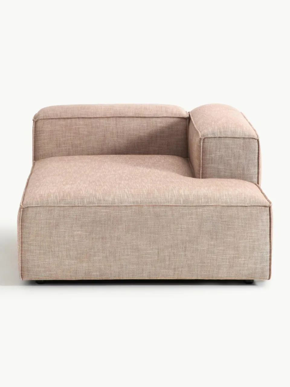 Chaise longue hoekmodule Lennon van linnenmix^Westwing Collection Hot