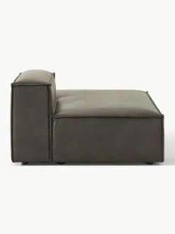 Chaise longue module Lennon van gerecycled leer^Westwing Collection Hot