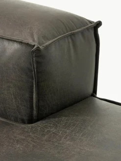 Chaise longue module Lennon van gerecycled leer^Westwing Collection Hot