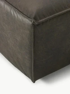 Chaise longue module Lennon van gerecycled leer^Westwing Collection Hot