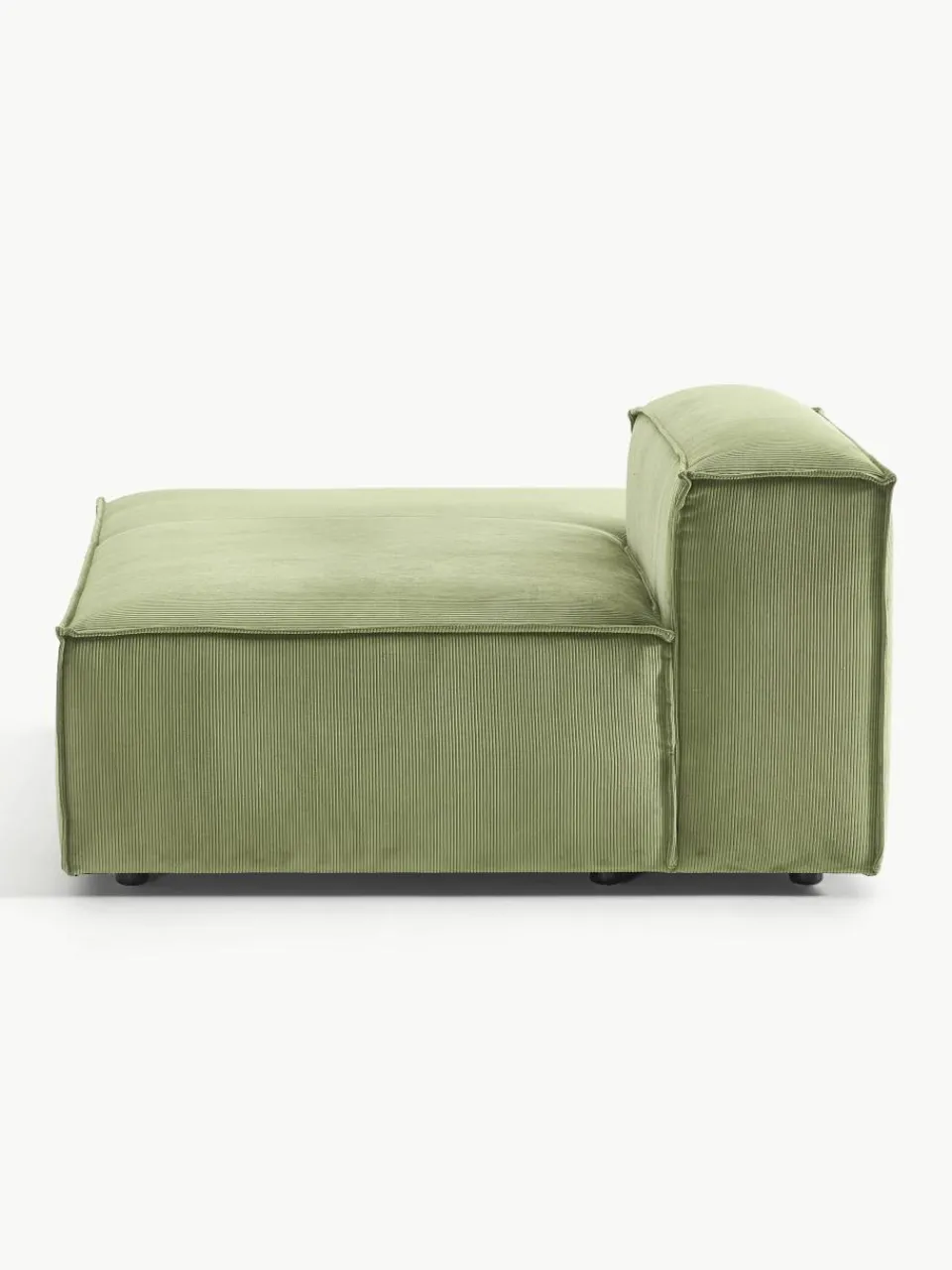 Chaise longue module Lennon van corduroy^Westwing Collection New