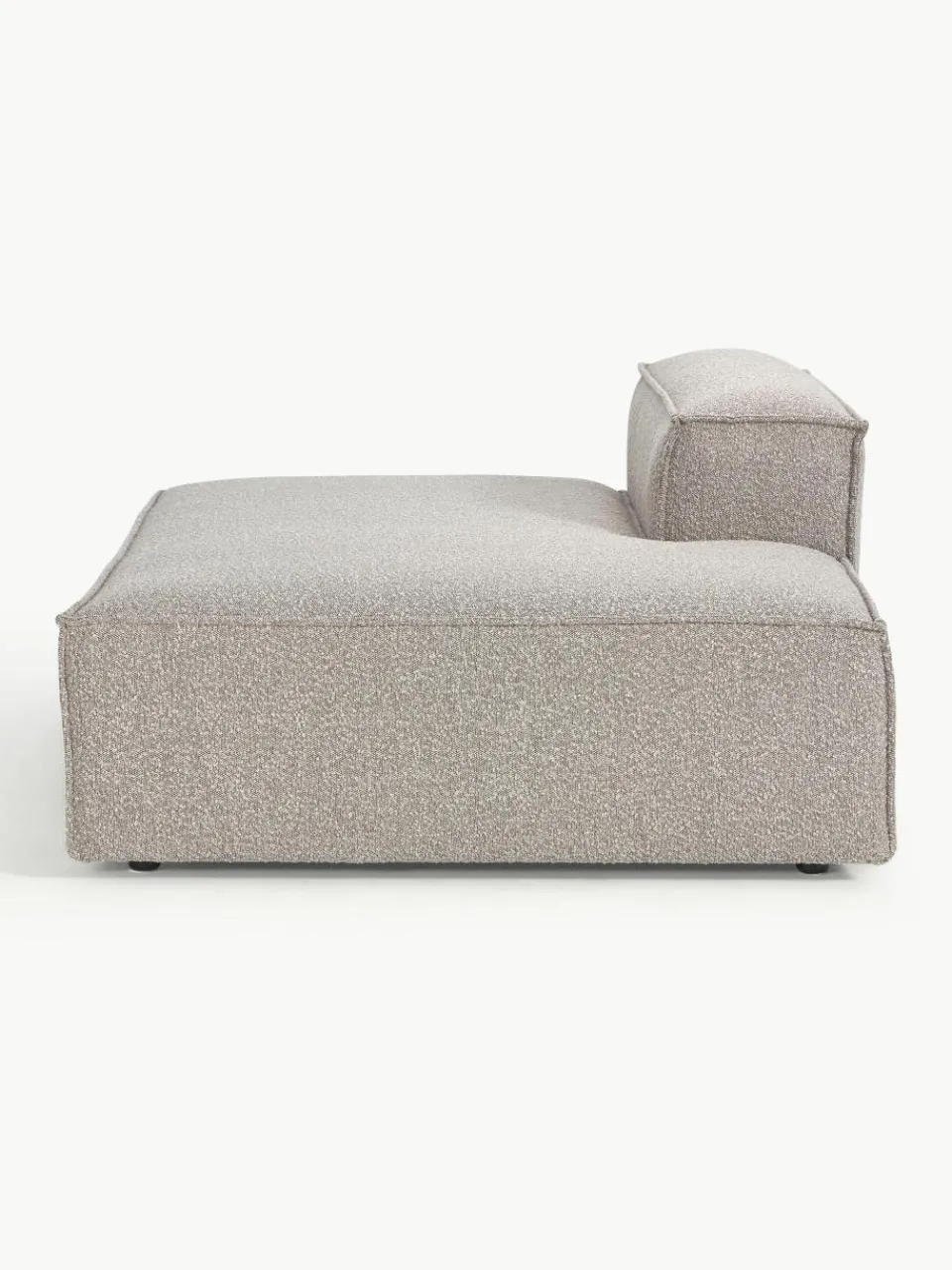 Chaise longue module Lennon van bouclé^Westwing Collection Outlet
