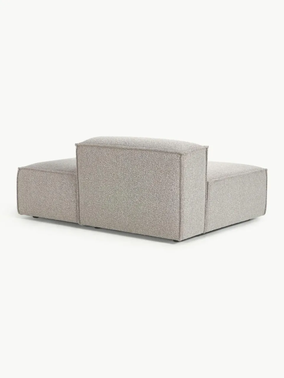 Chaise longue module Lennon van bouclé^Westwing Collection Outlet