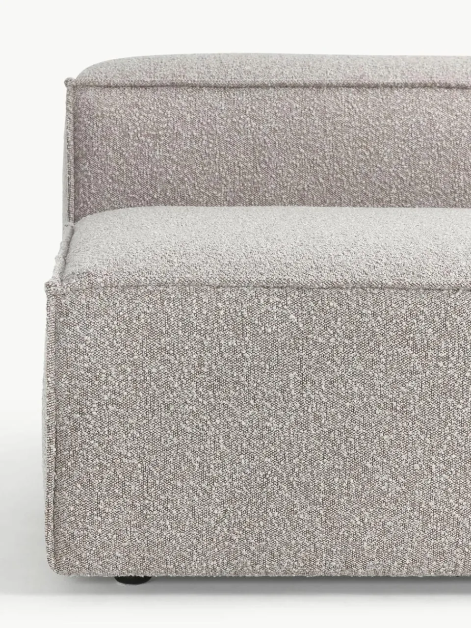 Chaise longue module Lennon van bouclé^Westwing Collection Outlet