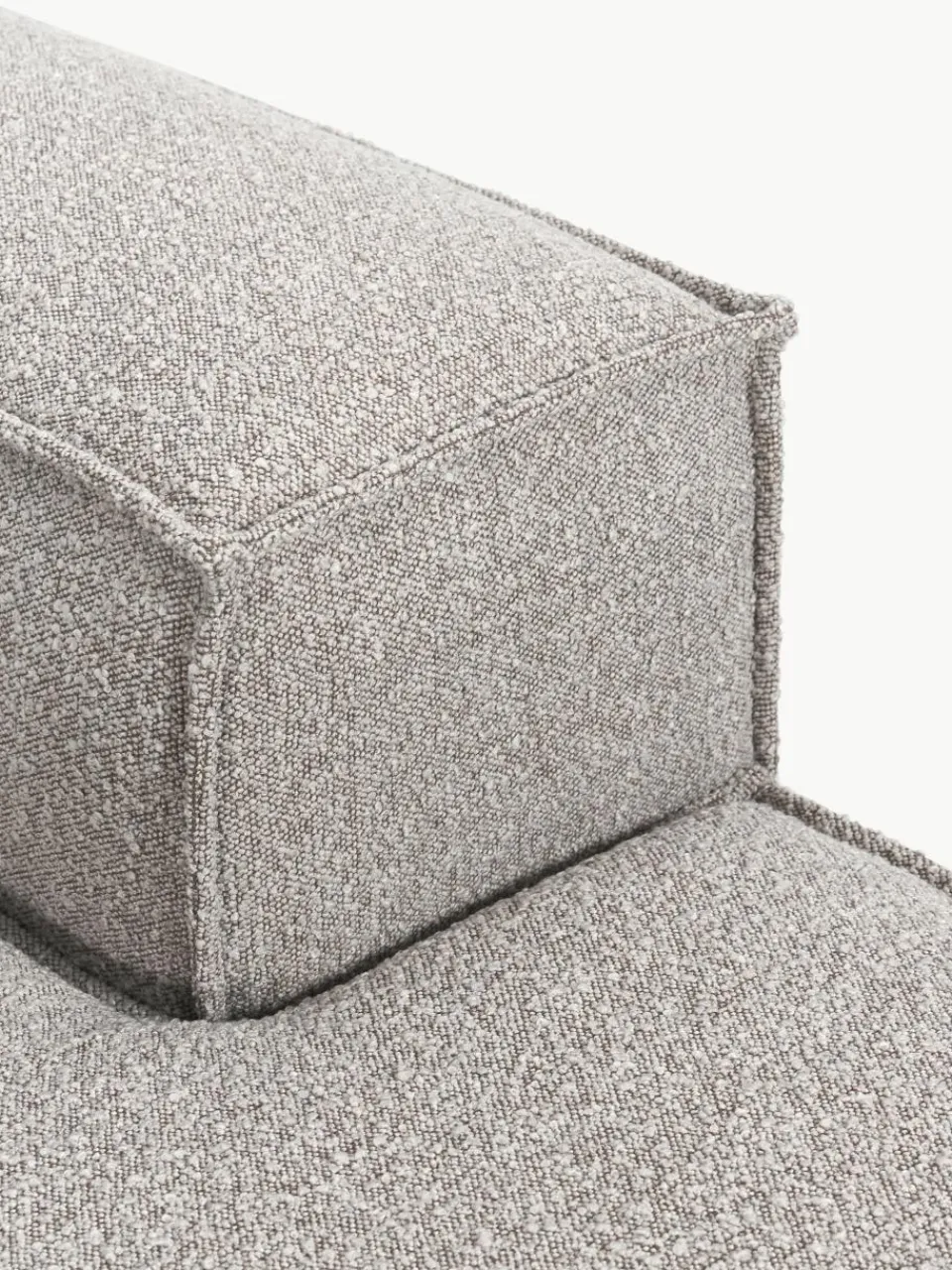 Chaise longue module Lennon van bouclé^Westwing Collection Outlet